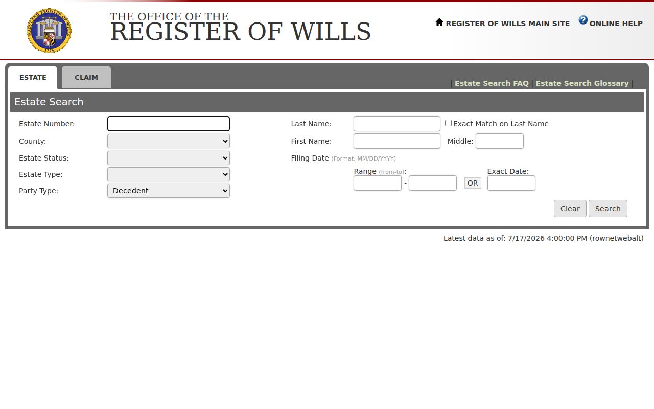 Ellicott City people search in Maryland EstateSearch
